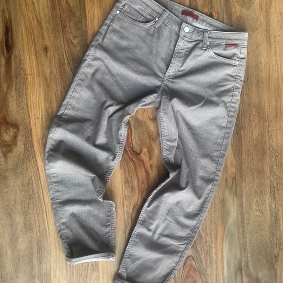 1 Denim Boyfriend Fit - Taupe Corduroy Sz 28 - Picture 1 of 13